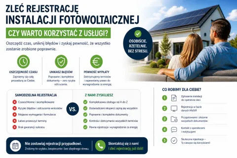 Zlecić rejestrację instalacji fotowoltaicznej – czy to się naprawdę opłaca